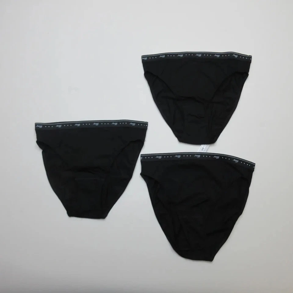 Трусы женские Sloggi 24/7 100 H Tai XL черные хлопковые эластановые нижнее белье упаковка 3 шт. - Изображение 1 из 4
