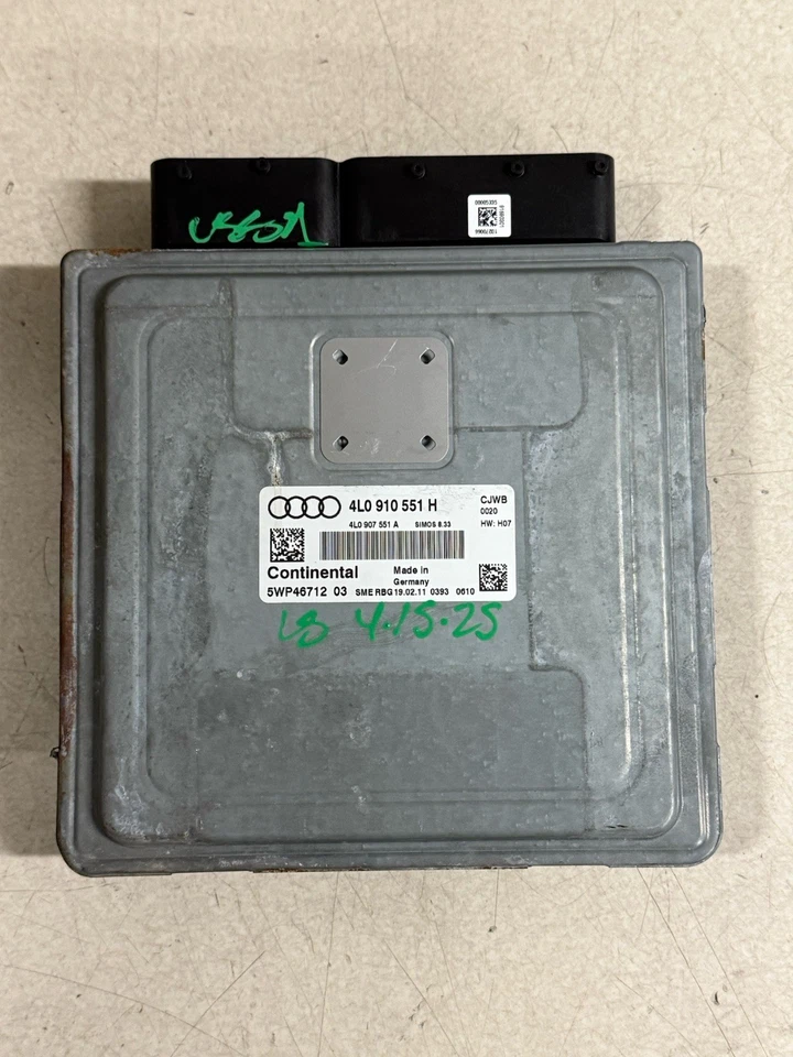 G2U 2011 Audi Q7 ECU ECM Engine Control Module 30 Supercharged V6 4L0910551H Foto 1 de 4