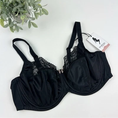 Sujetador con aros de copa completa Sculptresse by Panache Chi negro talla 42DDD Foto 1 de 4