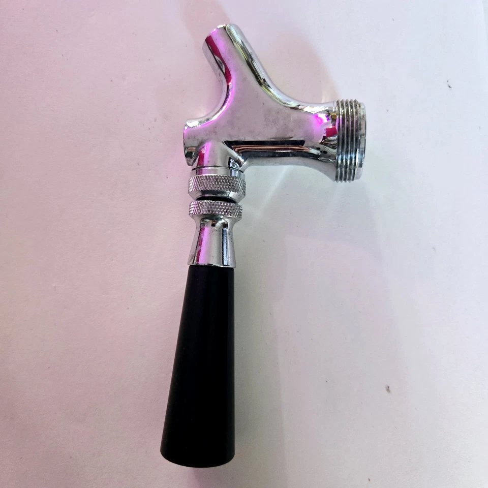 Wegmans Vintage Acero Inoxidable Grifo de Cerveza de barril Mango de palanca Kegorator Barril Foto 1 de 3