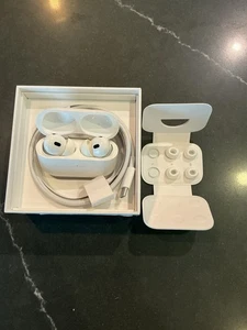 Apple AirPods Pro 2nd Gen. Case, cord, extra bud tips, box. FREE SHIPPING!!! - Picture 1 of 5