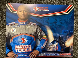 NHRA ANTRON BROWN TOP FUEL HERO CARD 3 - Picture 1 of 2
