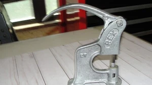 Antique REX 27 Riviter Rivet Punch Leather Eyelet Grommet Bench Tool Snap c.1900 - Picture 1 of 8