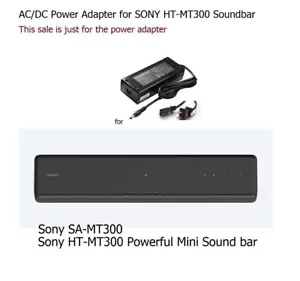 Adaptador de alimentación de CA para Sony SA-MT300 para mini barra de sonido HT-MT300 MT300 HTMLT300 - Imagen 1 de 3
