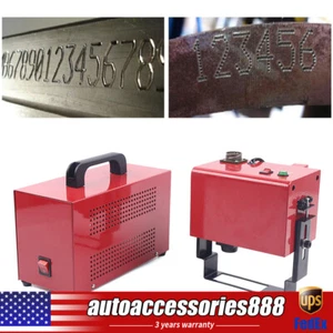 Portable Pneumatic Dot Peen Marking Engraving Machine For VIN Code Number Metal - Picture 1 of 19