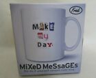 Mixed Messages By Fred ~Do It Yourself~ Ransom Note Coffee Mug New