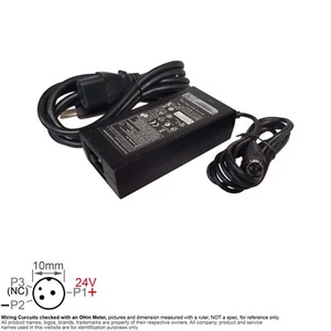 Netzteil AC DC Rund 10 mm 3-Pin 24 VDC DC24V 24 V 2,5A 60 W Senor BPA-06024G - Bild 1 von 3