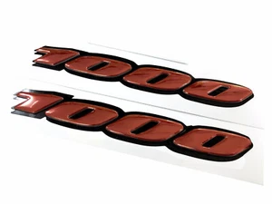 KODASKIN Red 3D Raised Emblem Tank Fairing Stickers Decals for Suzuki GSXR1000  - Picture 1 of 3