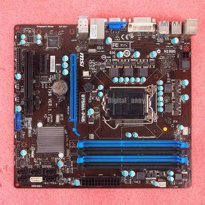 MSI B75MA-P45 Motherboard Intel B75 LGA 1155 DDR3 MS-7798 USB 3.0 SATA DVI - Image 1 of 4