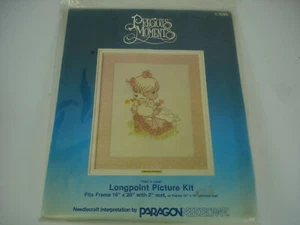 Vintage Paragon Precious Moments Bild Nadelspitze Kit Mehrfarbig 12X16 NEU - Bild 1 von 5