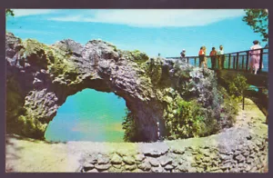 Cartolina MICHIGAN MI MACKINAC ISLAND Arco Roccia 2 - Foto 1 di 2