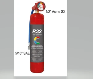 Kältemittel R32 780g mit Füllschlauch & Manometer, für Klimaanlage & Wärmepumpe - Bild 1 von 4