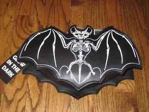 Bat Skeleton Glow-In-The-Dark Crossbody Bag- New! Halloween - Picture 1 of 3