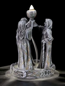 Backflow Räucherkegelhalter - Magischer Zirkel - Fantasy Gothic Tischdeko - Bild 1 von 5