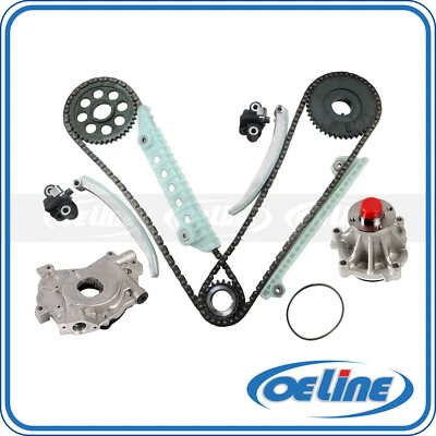 Kit de cadena de distribución bomba de agua de aceite para 01-08 Ford Expedition F150 Heritage 4,6 L Foto 1 de 4