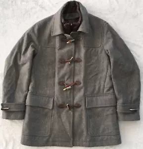 Abrigo de Lona Hackett Mayfair Para Hombre Gris Lana Tweed Thermore DBL Talla M - Imagen 1 de 20