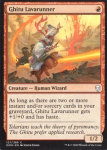 2X GHITU LAVARUNNER 127/269 DOMINARIA MTG MAGIC NM X2 - Picture 1 of 1