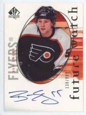 2006-07 SP Authentic Ben Eager Rookie Auto 138/999 Philadelphia Flyers #215