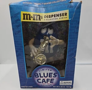 M&M'S Dispenser Limited Edition Collector Series Blues Cafe by M & M Blue M & M - Picture 1 of 9