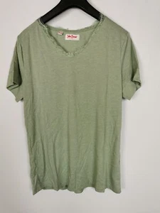 John Baner Shirt mit Spitze, seegras meliert, Gr. 40/42 - Bild 1 von 2