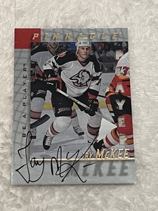 1997-98 Pinnacle Be A Player - Autographs #122 Jay McKee Die Cut See Photos Holo