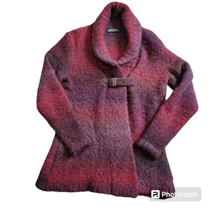 Damenjacke Größe XS Woolrich Deep Ruby Space Dye Wickeloptik - Bild 1 von 6