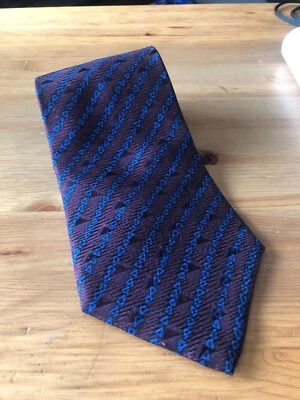 Traje de diseñador Greg Norman para hombre corbata tiburón golfista 100 % seda  Foto 1 de 4