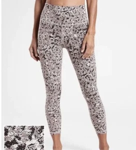 Athleta Elation Texturizzato 7/8 Stretto In Prato Decadente Cioccolato TG S EUC - Foto 1 di 8