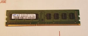 Samsung Memory Ram 1GB 1Rx8 PC3-8500U-07-10-A0 M378B2873EH1-CF8 Desktop - Picture 1 of 3