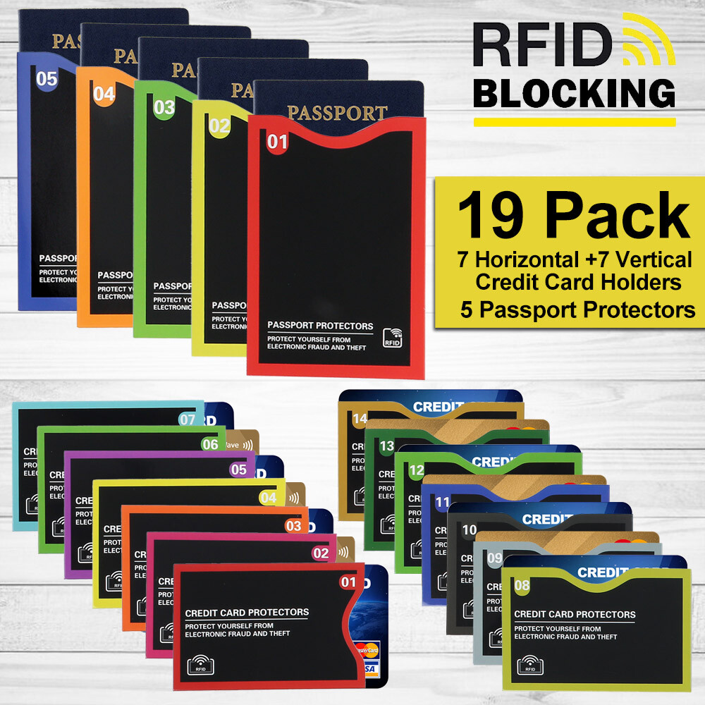 5 Tarjetas De Bloqueo RFID, Protector Antirrobo, Protector De Tarjeta