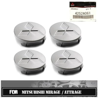 Tapacubos 4 piezas ajuste central Mitsubishi Mirage G4 Space Star 2012-2016 Foto 1 de 4
