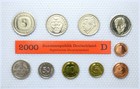 BRD Bundesrepublik - DM KMS - Kursmünzensatz 2000 D - München - Stempelglanz