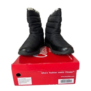 Tony Little® Cheeks Fit Body Faux Fur Boot Women’s Sz 12 M Black/Leopard NEW - Picture 1 of 9