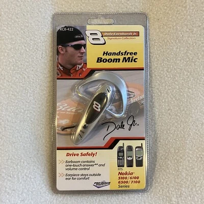 Pro Image Dale Earnhardt Jr Headset RCB-422 Handsfree Boom Mic Ear-hook Nokia - Image 1 of 4