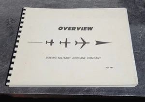 1987 Overview Boeing Military Airplane Company Customer Promotional Book - Picture 1 of 11