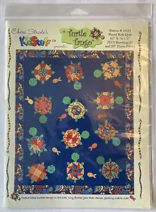 Turtle Tango Kids Quilt & Pillow Pattern Cheri Strole Turtles Fish Ocean - Picture 1 of 2