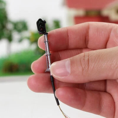 EVEMODEL 3 Modèle Ferroviaire Échelle N 1:160 Feux de Signalisation LEDs Rouge/Vert/Jaune