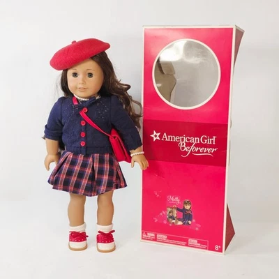 美国女孩娃娃 • Molly • 18 英寸带服装和部分盒 — 第 1/4 张图片