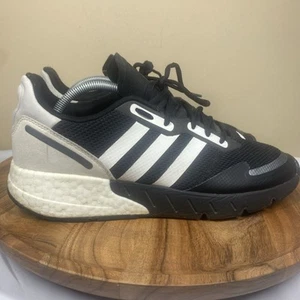 Adidas ZX 1K Boost Mens Black And White Size 12 Athletic Running Shoes - Imagen 1 de 10