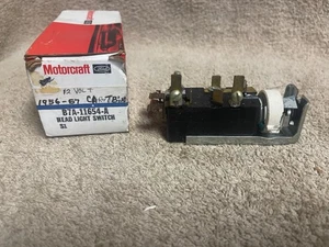 NOS FORD B6T-11654-A 1956-57 MERCURY TBIRD RANCHERO TRUCK 12V HEADLIGHT SWITCH - Picture 1 of 8