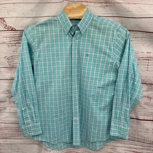 Southern Tide Hemd Herren Größe Large Langarm kariert Button Down Freizeit adrett - Bild 1 von 10