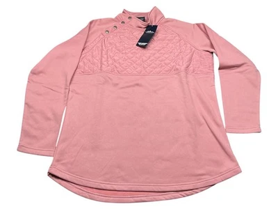 Sudadera pulóver acolchada XL rosa Charles River Apparel para mujer Foto 1 de 4