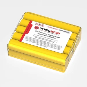TFC Modelliermasse gelb Plastilin weich bleibend schwefelfrei 10kg (10x1000g) - Bild 1 von 7