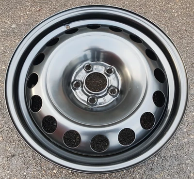 Llanta de acero Seat VW Golf 4 Skoda Audi A3, 6,5Jx16H2 5x100 ET42 1J0601027L #28395 - Imagen 1 de 4