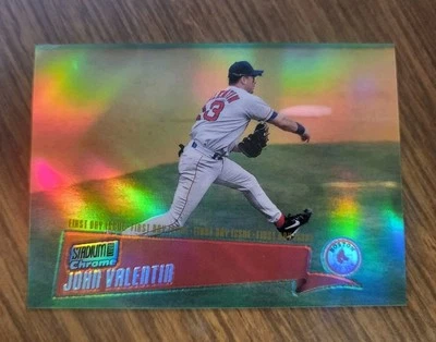 2000 Topps Stadium Club Chrome John Valentin SP Refractor #5/25 Red Sox - Image 1 of 3