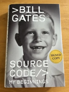 Bill Gates - Source Code: My Beginnings: Signed Edition (Hardback) - Picture 1 of 4