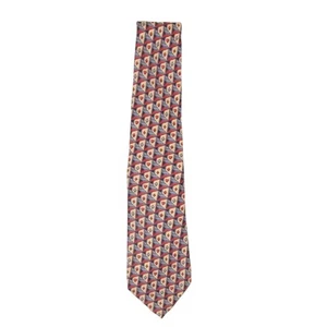 Gucci Trump Pattern Silk Necktie Red Used LIFE-0 - Picture 1 of 7