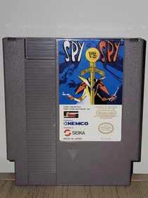 Mad Magazine Spy vs. Spy Nintendo NES Game Cartridge, 1988 Edition