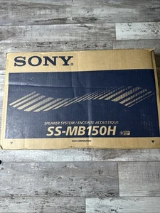 Altoparlanti stereo da scaffale Sony SS-MB150H NUOVI IN SCATOLA neri. - Foto 1 di 3