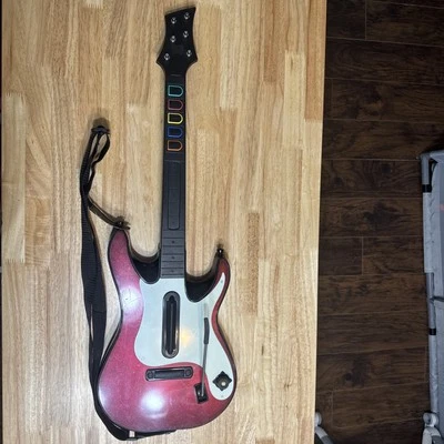 Controlador Inalámbrico Guitar Hero Band Hero 5 Blanco Rojo Octano 95905.805 Xbox 360 Foto 1 de 4